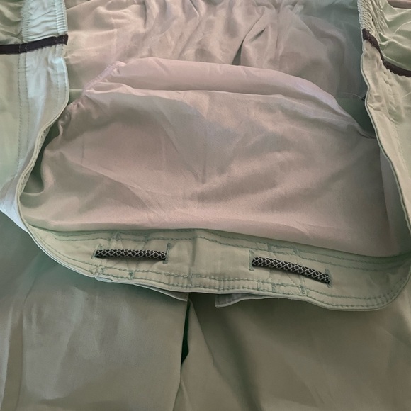 Big Mens 2 XL XXL Swim Trunks Mint Green Gray George Running Shorts NWT - Picture 4 of 7